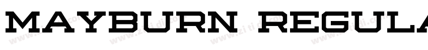 Mayburn Regular字体转换 Mayburn Regular字体转换